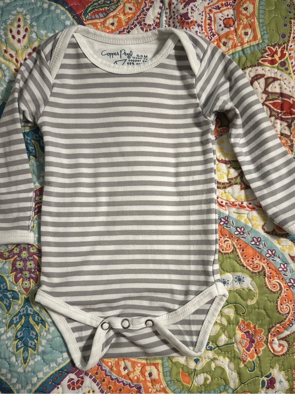 NWOT- Copper Pearl Long Sleeve Bodysuit - Everest
